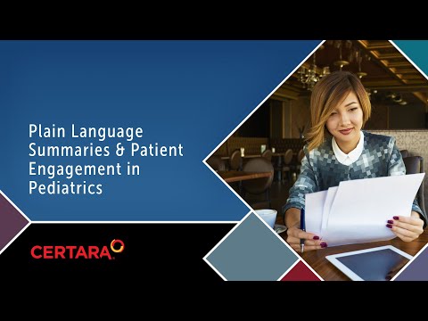 Plain Language Summaries & Patient Engagement in Pediatrics