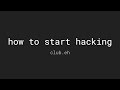 Intro to hacking