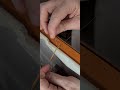 Leatherwork hand sewing tips  diamond holes