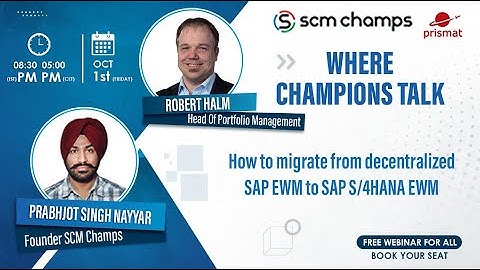 How to Migrate From SAP EWM to SAP S4 HANA by Robert Halm