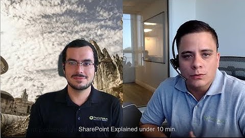 SharePoint Explained Under 10 min.