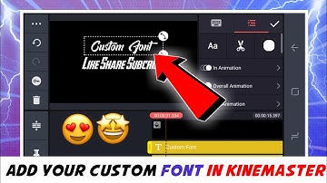 🔥 Add Your Custom Font in Kinemaster 🙌 New Trick 2021 | Creative Satyajit