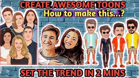 How to use Toon app || Toon app editing || cartoon photo editing || New trending photo editing app