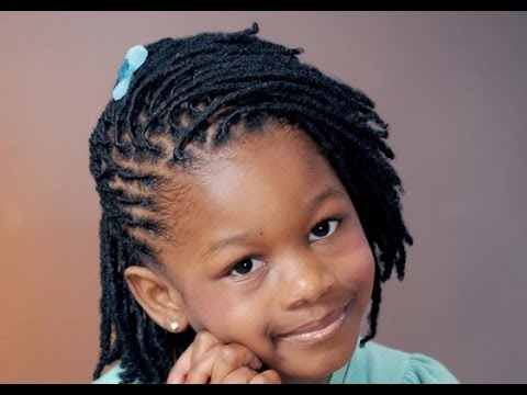 Cute Braided Hairstyles For Black Kids With Short Hair Youtube
