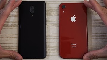 OnePlus 6T vs iPhone XR - Speed Test! What Will Happen?!