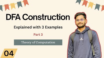 DFA Construction Explained with Examples | part 3 | Theory of Computation