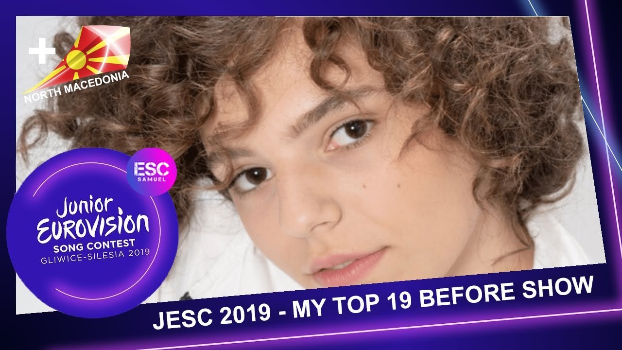 Junior Eurovision 2019 - My Top 19 (Before The Show)
