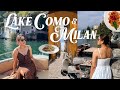 what to do in MILAN   LAKE COMO in 3 days🇮🇹| ITALY TRAVEL VLOG 2024 | itinerary, food, tour links