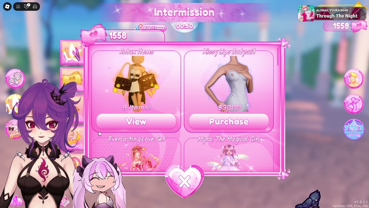 BIG NEWS AND GIRLYPOP COLLAB playing dress to impress with @z0error (!socials, !gamble)