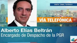 Alberto Elías Beltrán reitera objetivos en PGR para consolidar nuevo sistema penal Video