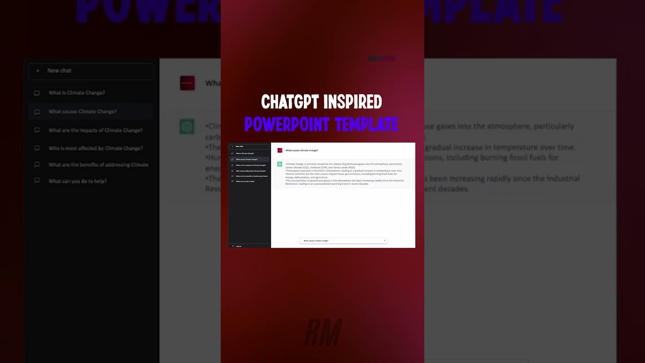 ChatGPT Inspired PowerPoint Template