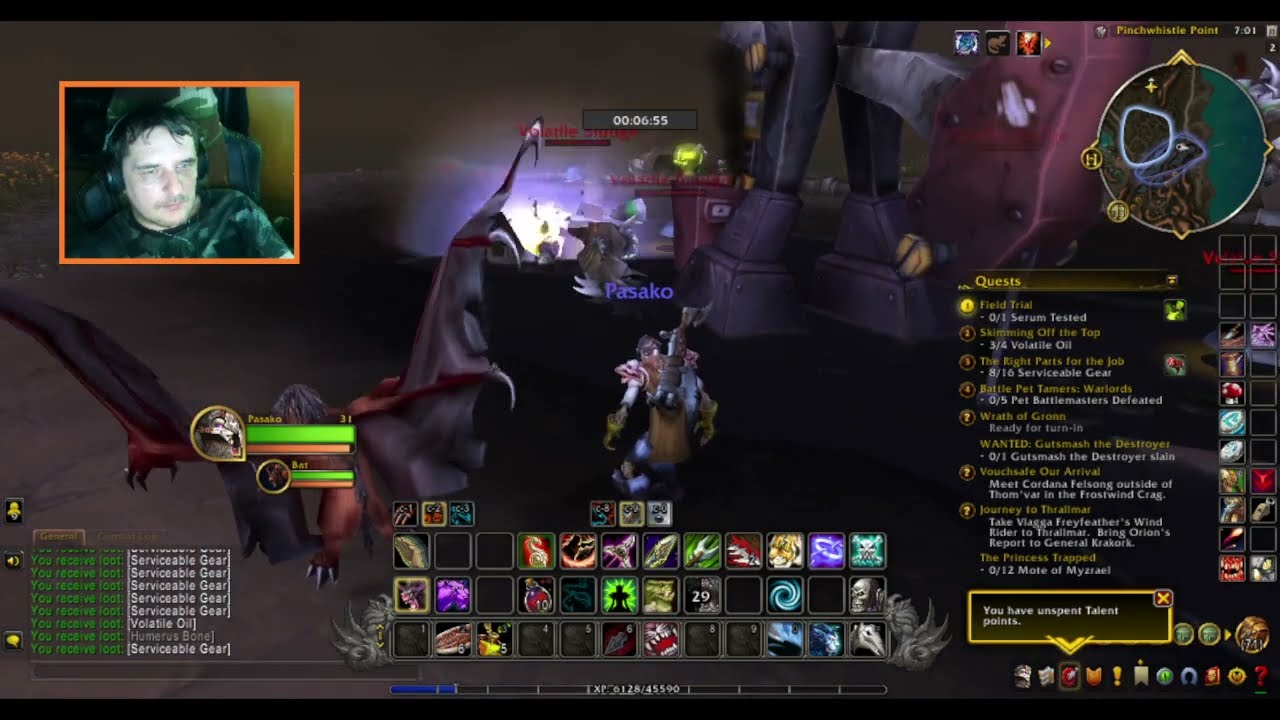 Warlords of Draenor Garrison  level UP leveling postavy na lvl 35  World of Warcraft Gameplay Sk Cz