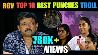 Rgv top 10 |best |punches |on media funny |troll |video in |telugu #rgv#rgvpunches