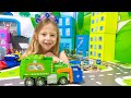 Nastya learns how to reuse on Earth Day with the PAW Patrol Toys