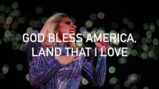 Lady Gaga - God Bless America (from the Super Bowl LI halftime show, with lyrics)