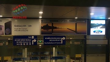 Màn hình LED P3 lắp đặt tại sân bay