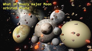 What if every major Moon orbited Pluto? | Universe Sandbox