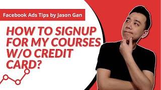 How to Signup & Pay for Jasons Facebook Ads Courses