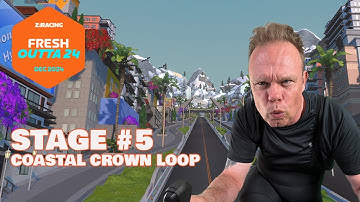 Zwift - ZRacing - Fresh Outta 24  - Stage 5: Coastal Crown Loop