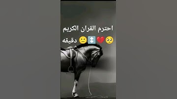 احترم القران الكريم دقيقه 🙂‍↕️💔🥺