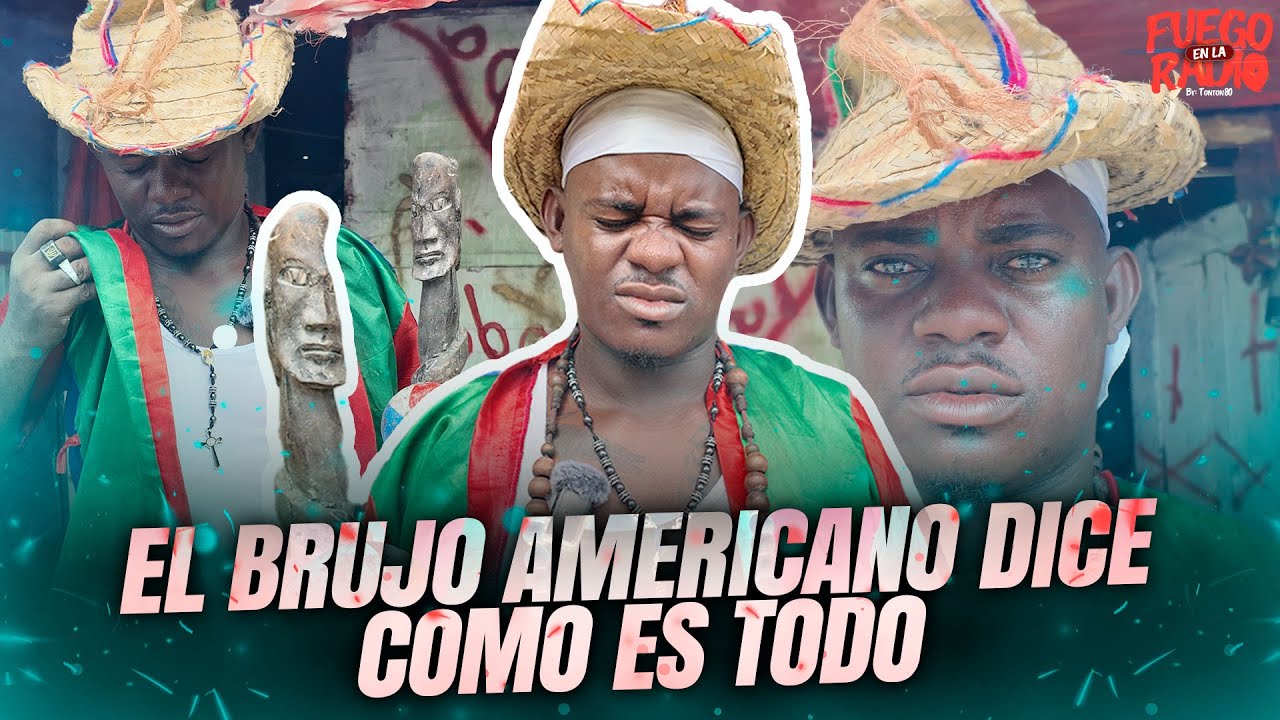 AMERICO BRUJO - HACE AMARRE EN PLENA ENTREVISTA