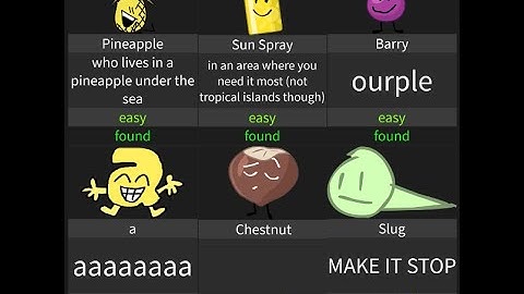 How to get all new easy and normal characters in Find the bfb Characters (900)