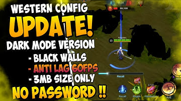 Update! Config ML Western Expanses Dark Mode with Black Walls Map - Anti Lag 60 FPS | MLBB