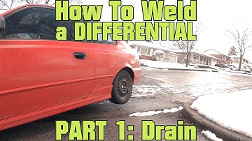 How to Weld a Differential - PART 1: Drain (+ 3 wheel Hoondai Action)