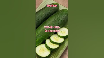 5 cách thải độc ngũ tạng cho cơ thể  #suckhoe  #detox #giamcan #giammobung
