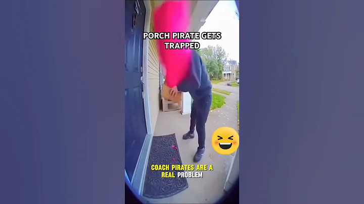 Porch Pirate Gets Trapped #shorts