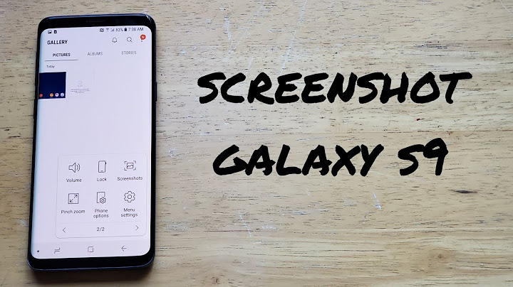 How to take screenshot on galaxy s9