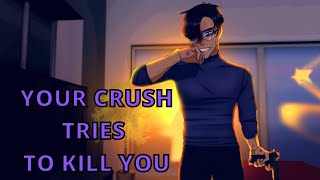 M4F| Your Yandere Crush Tries To Kill You [Enemies To Lovers] [TW: Gunshots] [Thriller] [Crying]