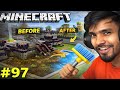 I CLEANED MY DIRTY MINECRAFT CASTLE AND POOL #97 | TECHNO GAMERZ 50 MILLION SPECIAL SURPRISE 