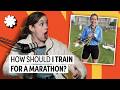 How do you train for a marathon