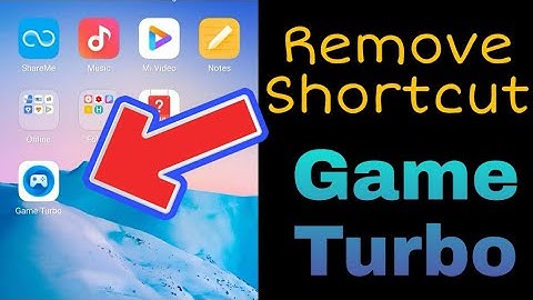 Remove game turbo shortcut from screen in Xiaomi Mi phone MIUI 11 | disable MI Game Speed Booster