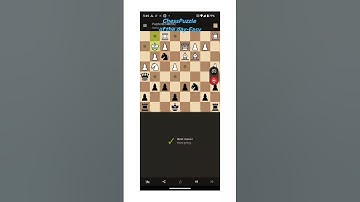 Chess puzzle of the day- Easy, play the video to confirm your answer