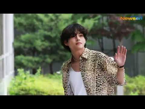 BTS V is leaving through Gimpo Airport, Seoul to attend a fashion show in Paris France.#bts #tae