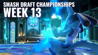 Smash Draft Championships - Week 13