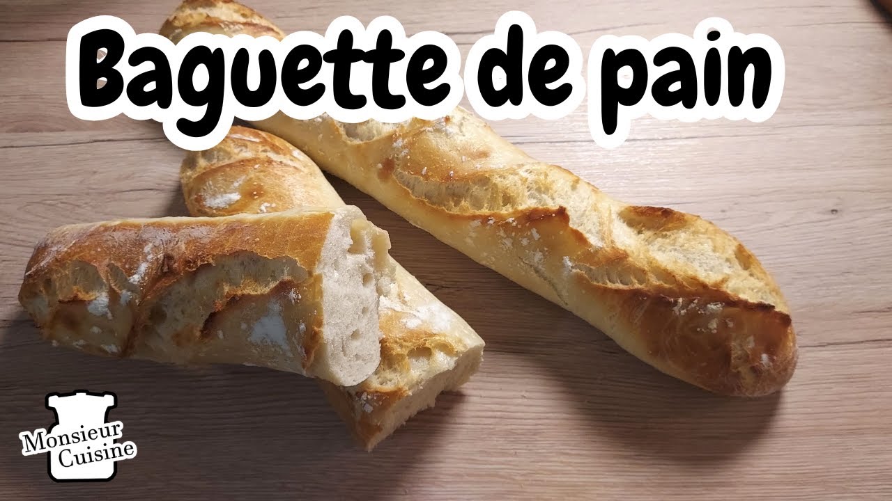 BAGUETTE RAPIDE AVEC MONSIEUR CUISINE 🥖🥖🥖