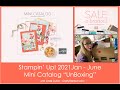 New Stampin' Up! 2021 Mini Catalog & Sale-a-bration Unboxing