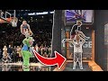 The GREATEST NBA Dunk Contest DUNKS EVER! Recreated on TRAMPOLINE BASKETBALL