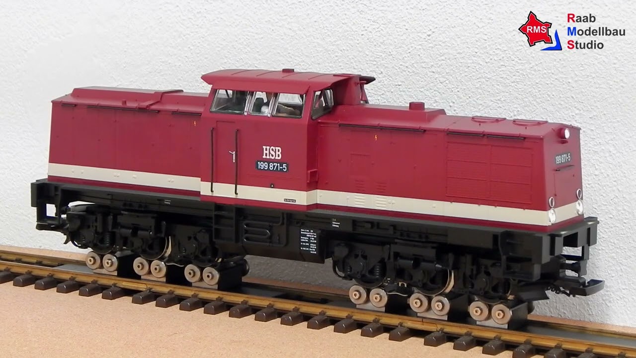 RMS 90379 - Spur G - Piko 37543 - Diesellok BR 199.8 Harzkamel der HSB - Zimo Sound MX699 - ZSP00184