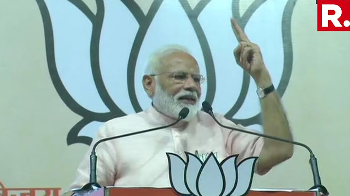Prime Minister Narendra Modi Addresses A Rally At Jaipur, Rajasthan