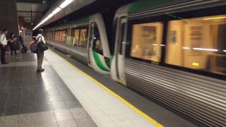 Transperth 12 car B-Series train at Perth Underground