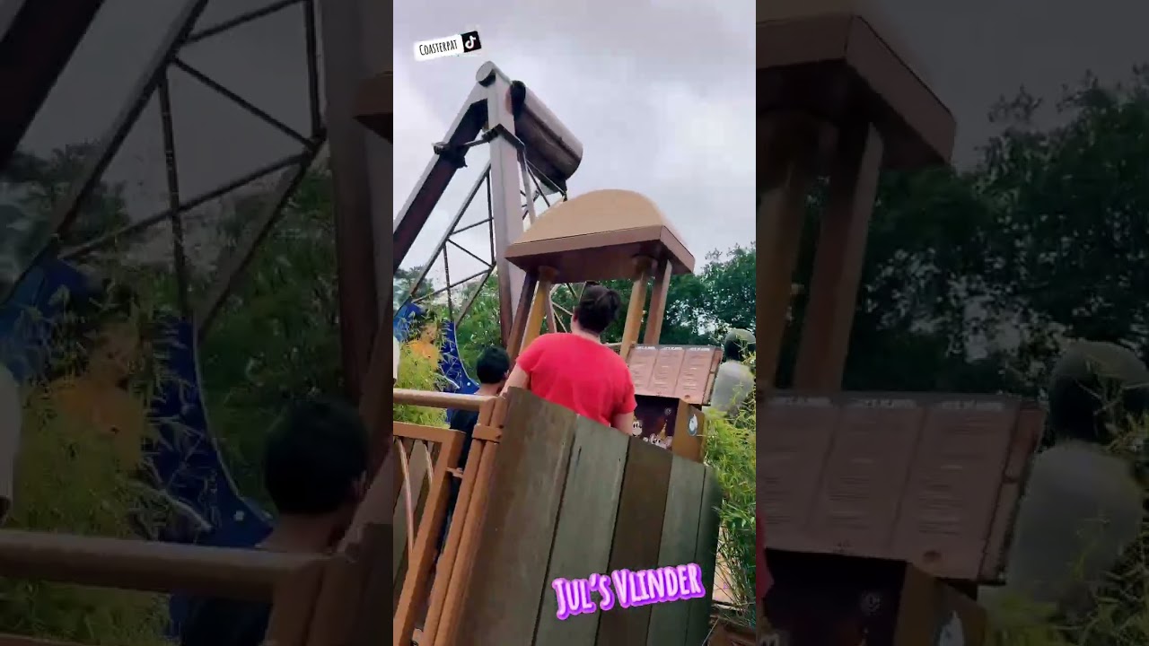 Rollercoaster 🎢 Jul’s Vlinder 🦋 at Julianatoren 🐭