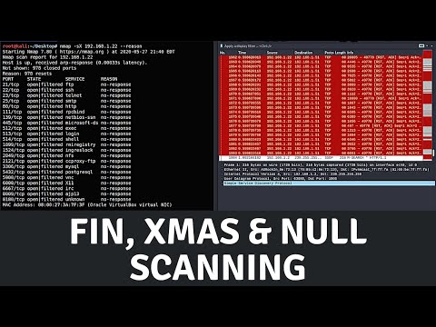 Nmap - Inverse TCP Flag Scanning (FIN, XMAS & NULL)