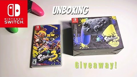 SPLATOON 3 GAME AND SPECIAL EDITION PRO CONTROLLER UNBOXING | FT. @zek7twenty5 #splatoon3 #nintendo
