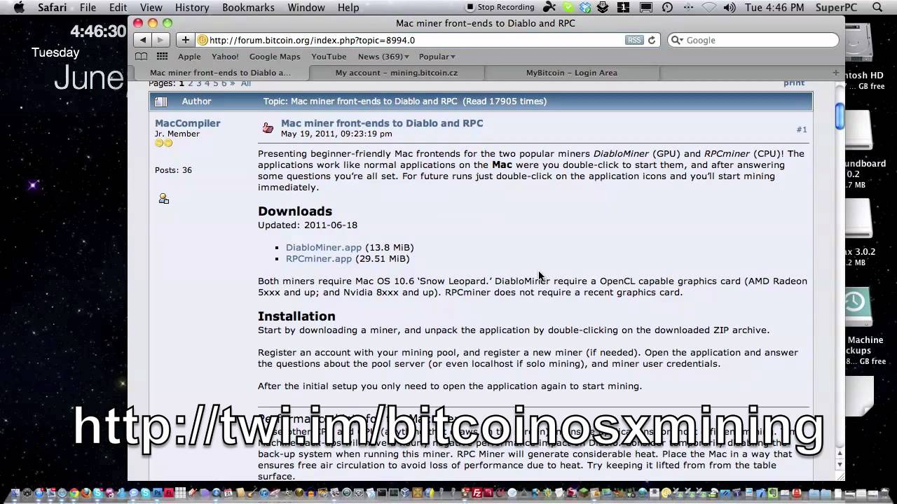 How To Start Bitcoin Pool Mining On Os X - 