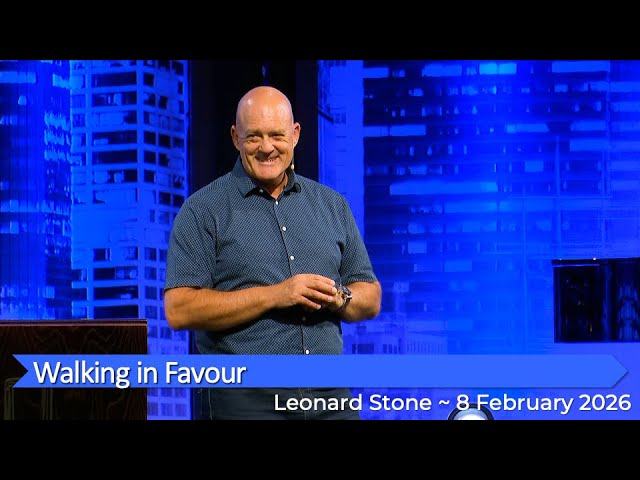 Leonard Stone with “Walking in Favour” ~ 8 February 2026