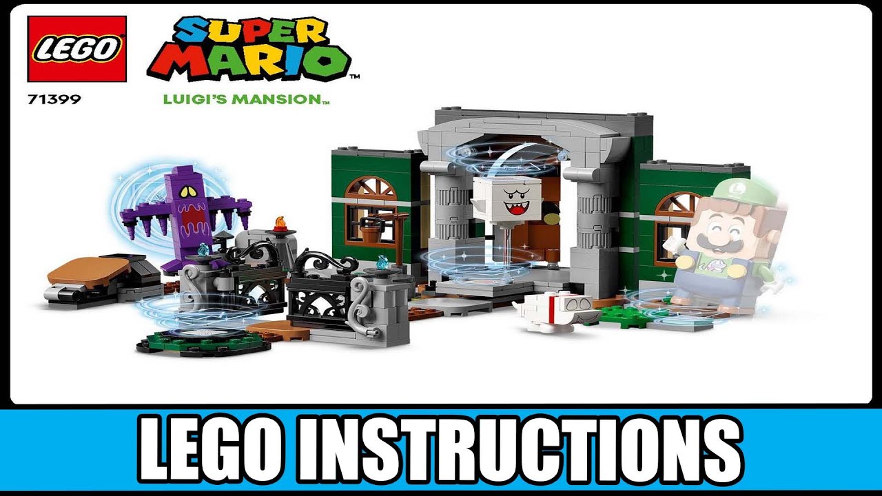 Super Mario - Luigi's Mansion Entryway LEGO instructions